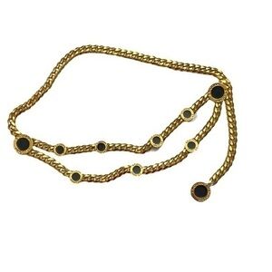 St. John Chain Belt RARE gold plated